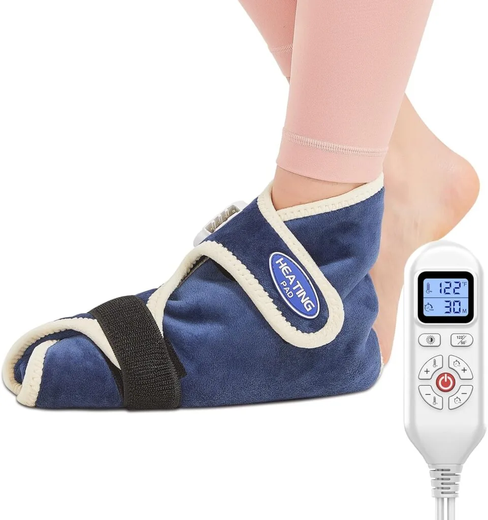 1 Pack Electric Heated Foot Ankle Warmer - Feet Heating Pad Deep-penetrating Heat for Achilles Tendinitis Plantar Fasciitis - Auto Shut Off 86-158℉ Foot Brace Women Men 1 Pack Electric Heated Foot Ankle Warmer - Feet Heating Pad Deep-penetrating Heat for Achilles Tendinitis Plantar Fasciitis - Auto Shut Off 86-158℉ Foot Brace Women Men