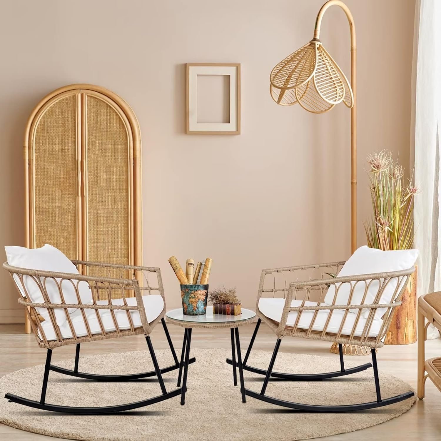 3 Pieces Rocking Chairs Set Review