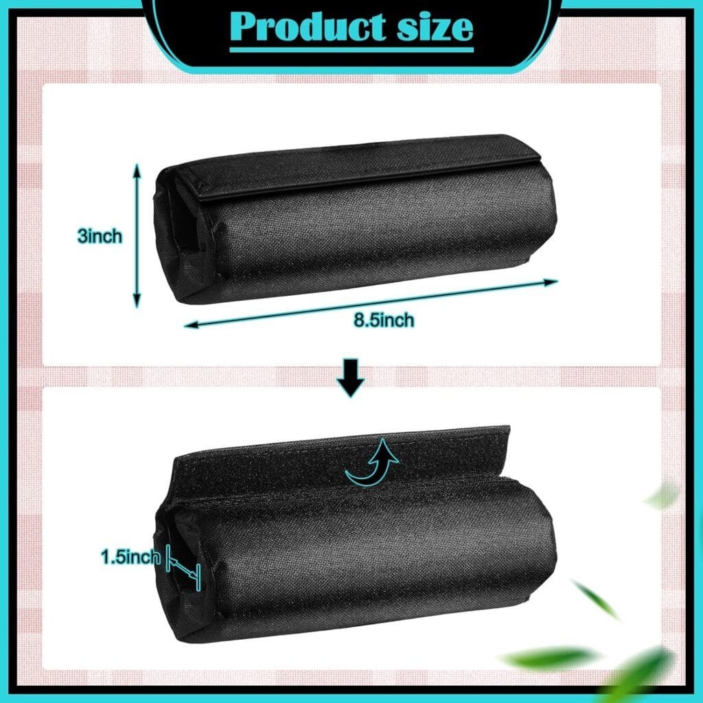 4 Pcs Zero Gravity Chair Cushion for Foot Rest Lounge Chair Folding Antigravity Recliners Footrest Black Cushion for Outdoor Lawn Patio Camping Chairs Folding Loungers Anti Gravity Recliners