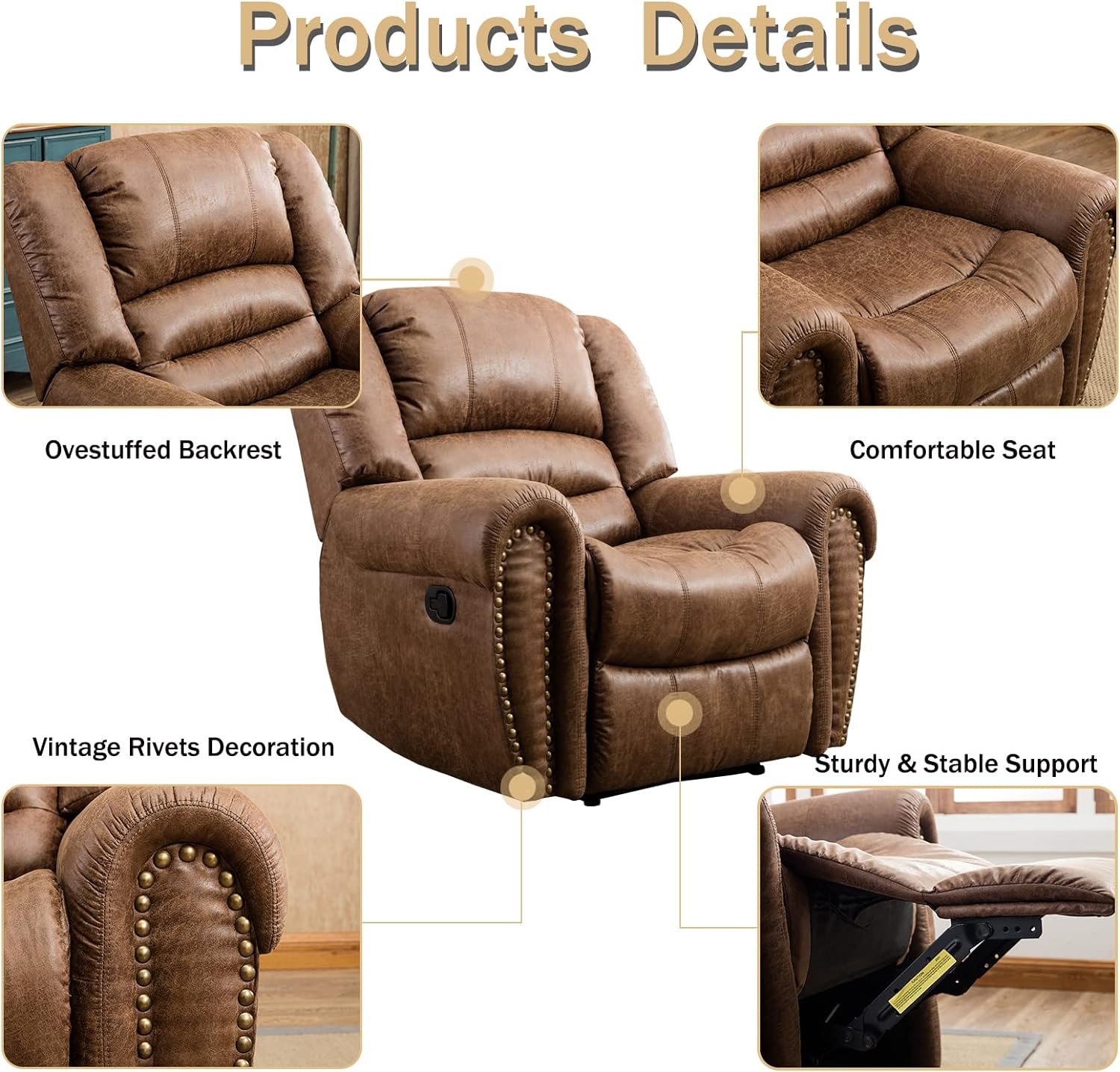 CANMOV Leather Recliner Chair Review