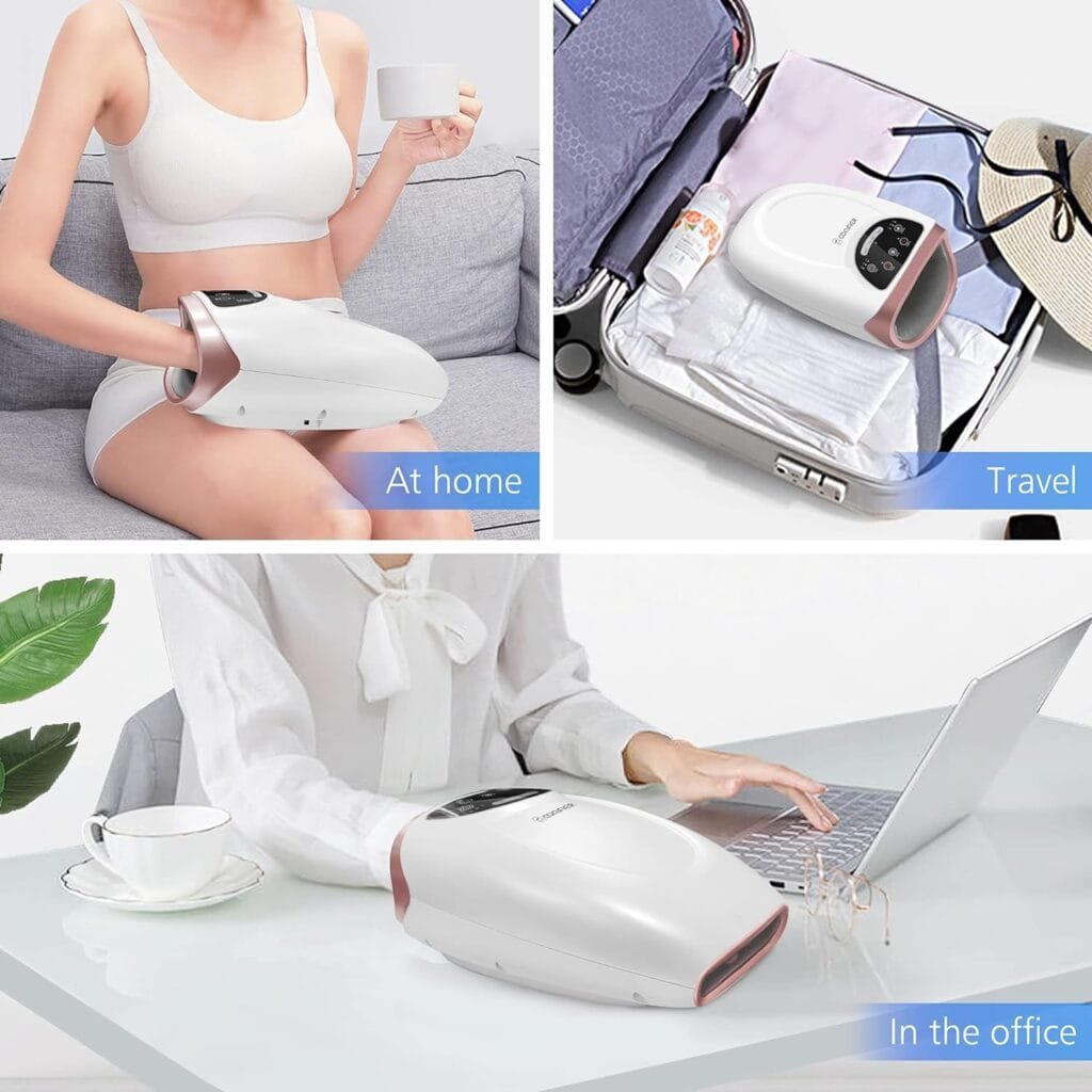 COMFIER Hand Massager with Heat, Cordless Hand Massage Tool with Compression  Heating,3 Modes  3 Levels Pressure Point Hand Massager for Arthritis and Carpal Tunnel from Finger to Wrist