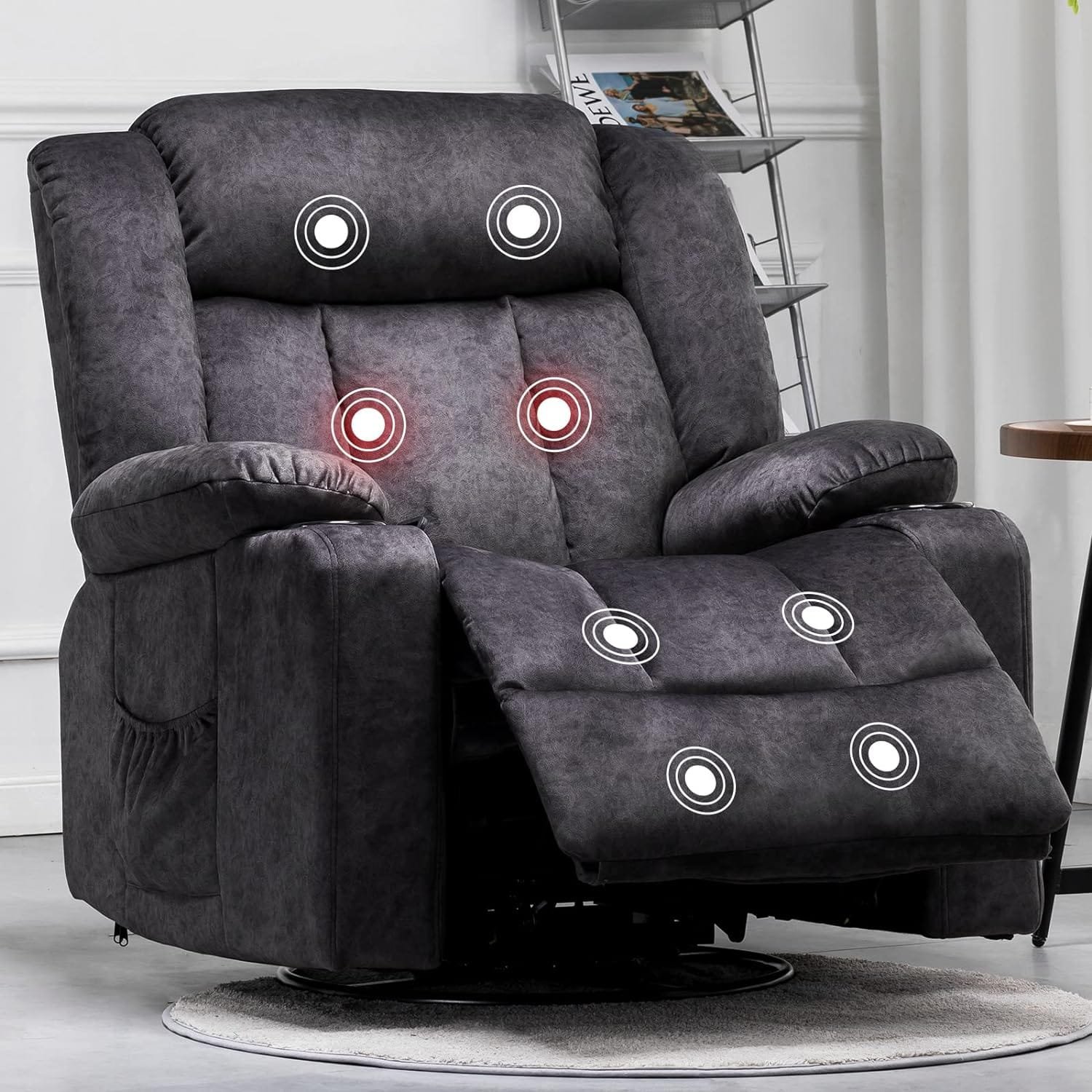COMHOMA Recliner Chair Massage Rocker Review