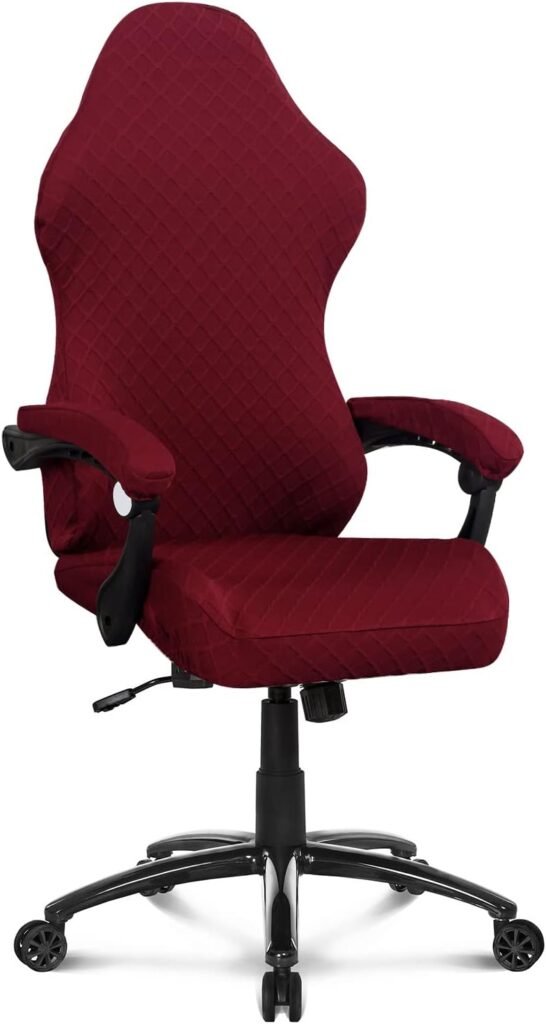 Deisy Dee NO Chair, ONLY Gaming Chair Covers,Gaming Slipcovers Stretchy Polyester Covers for Reclining Racing Gaming Chair