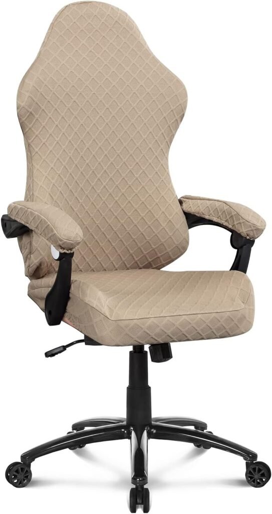 Deisy Dee NO Chair, ONLY Gaming Chair Covers,Gaming Slipcovers Stretchy Polyester Covers for Reclining Racing Gaming Chair