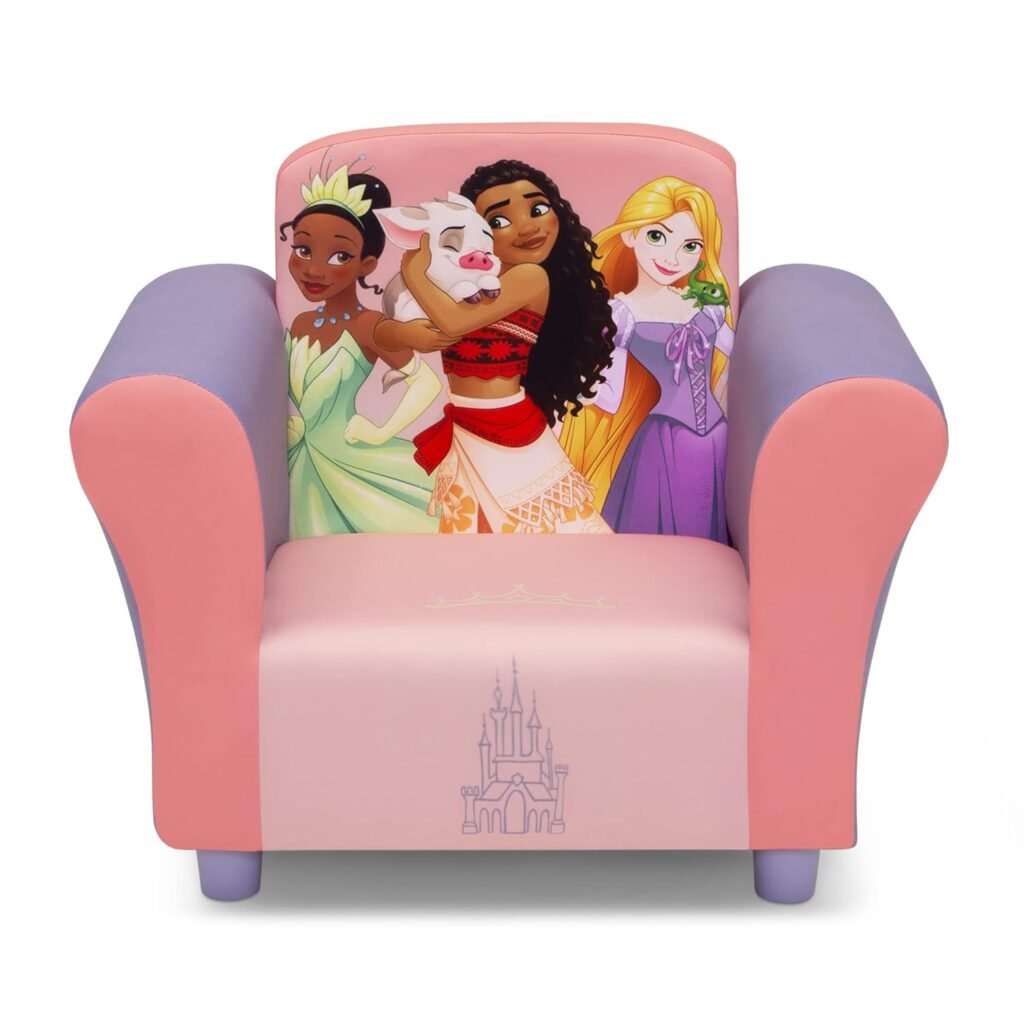 Delta Children Upholstered Chair, Disney Princess