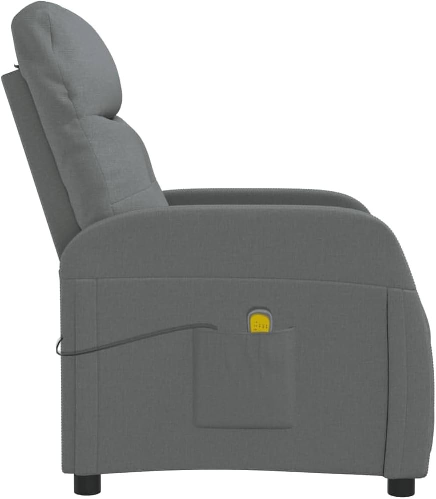 DYRJDJWIDHW Massage Recliner Dark Massage Chair,Massage Chair Full Body,Zero Gravity Massage Chair,Massage,Recliner Massage Chair,Gray Fabric