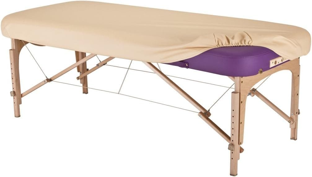 EARTHLITE Massage Table Protection Cover – 100% PU, Fitted Massage Table Replacement Cover, Fits Round  Square Corner Tables 28-32 Wide