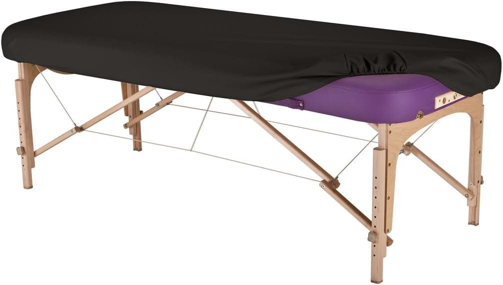 EARTHLITE Massage Table Protection Cover – 100% PU, Fitted Massage Table Replacement Cover, Fits Round  Square Corner Tables 28-32 Wide