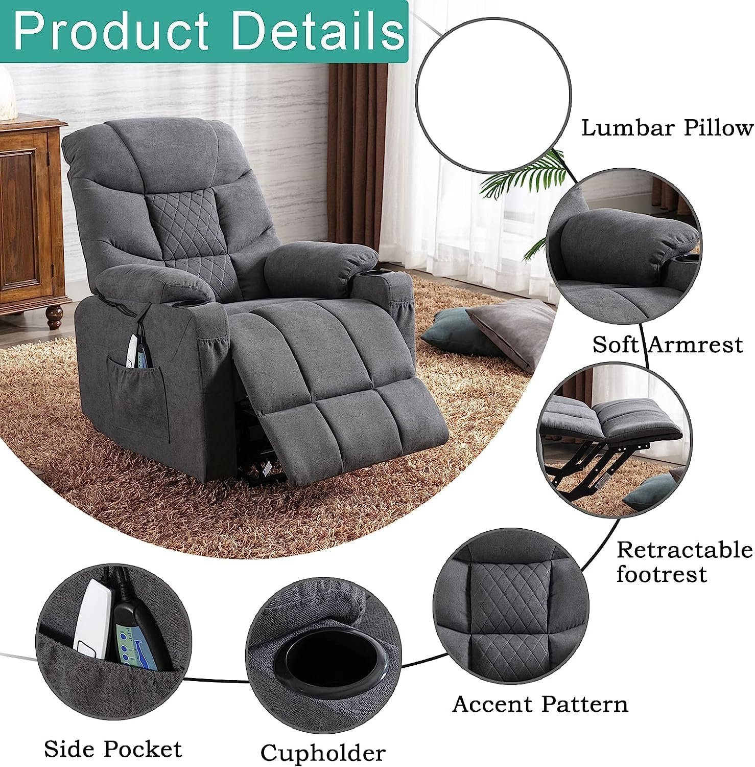 Fabric Electric Recliners Chair Review