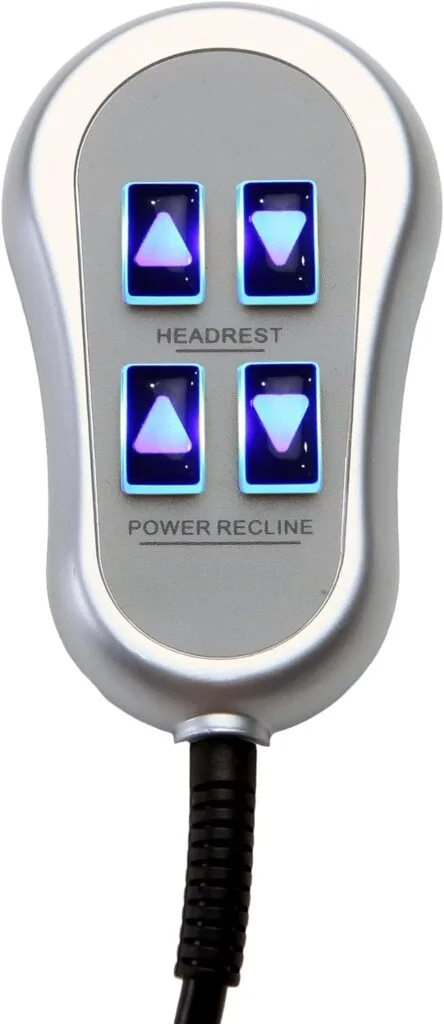 Fruhdi Lift Chairs Power Recliners 4 Button 5 Pin Prong MLSK13-B Remote Hand Control Handset Replacement with Backlight