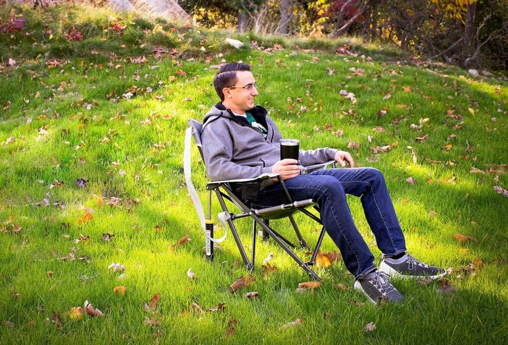 GCI Outdoor Freestyle Rocker Portable Rocking Chair  Outdoor Camping Chair