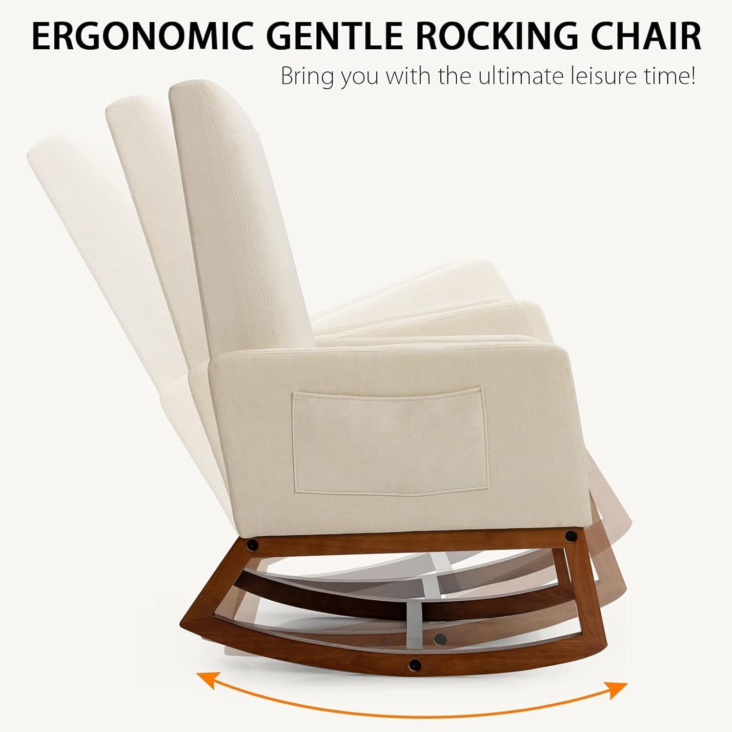 Giantx Upholstered Rocking Chair Review