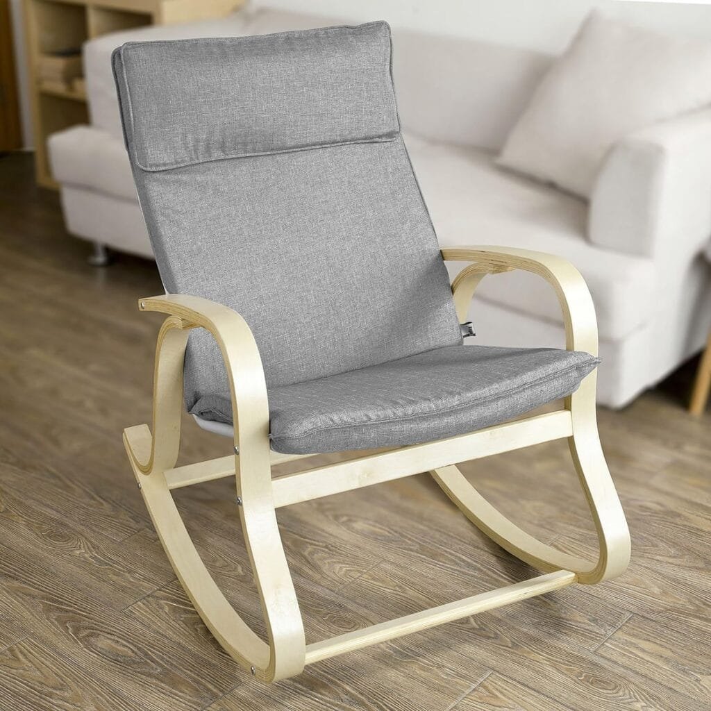 Haotian FST15-DG, Comfortable Relax Rocking Chair, Lounge Chair Relax Chair Cushion