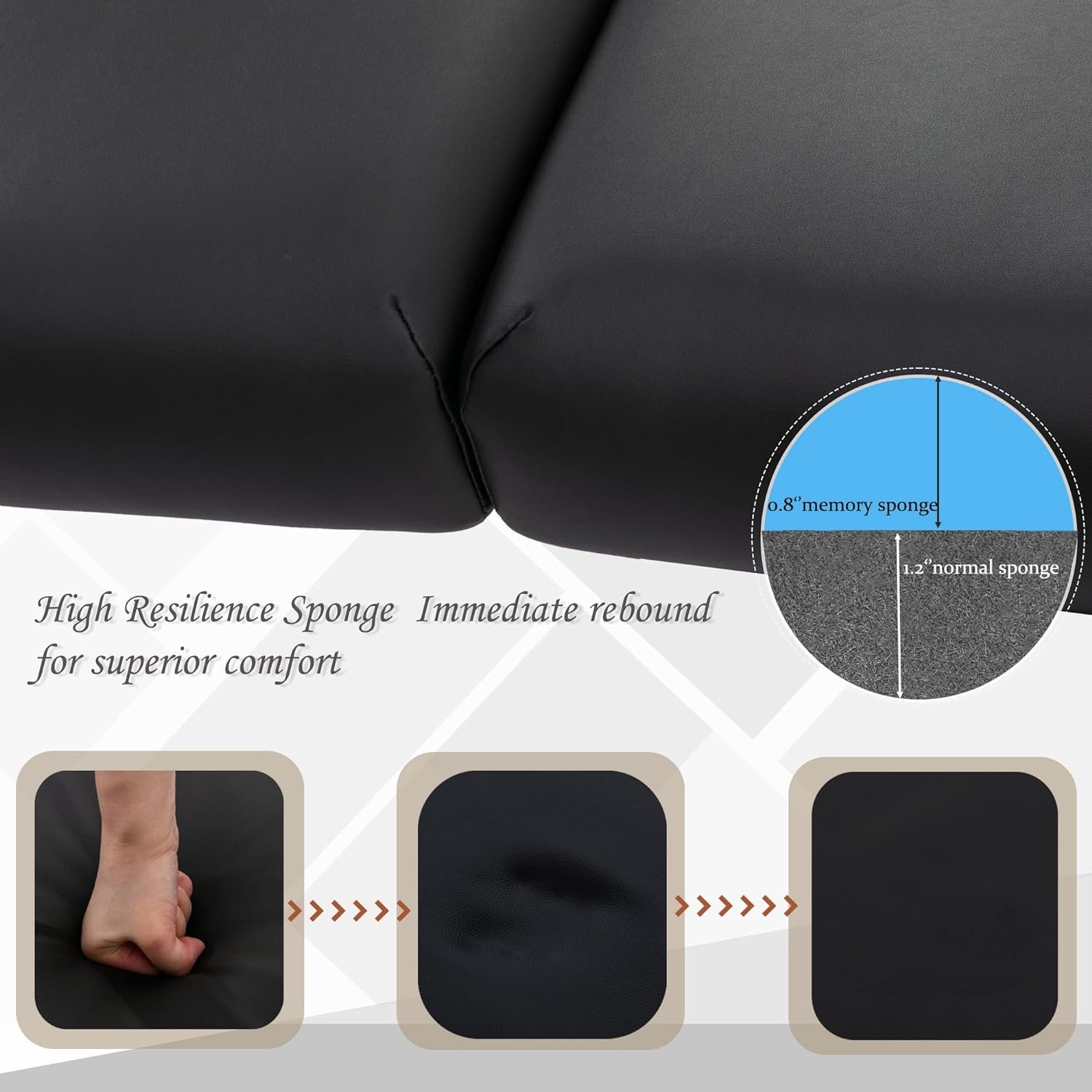 KCC Memory Foam Massage Table Review