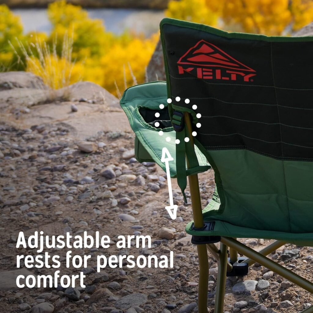 Kelty Low-Love Seat Camping Chair - Portable, Folding Chair for Festivals, Camping and Beach Days