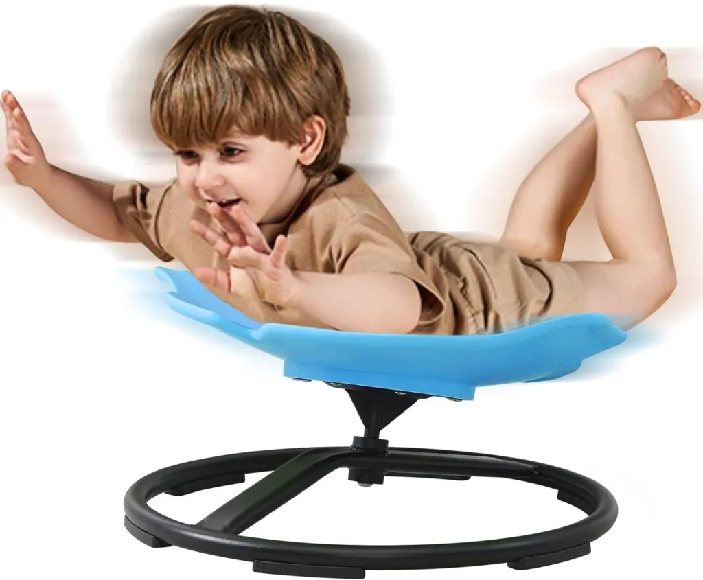 Kids Swivel Chair, Sensory Toy Chair for Kids, Spinning Chair Wobble Chair Kids Balance Toys Games Balance Physical Therapy Equipment, Kids Indoor Outdoor Play Equipment, Science Toy for Kids 3-9 Kids Swivel Chair, Sensory Toy Chair for Kids, Spinning Chair Wobble Chair Kids Balance Toys Games Balance Physical Therapy Equipment, Kids Indoor Outdoor Play Equipment, Science Toy for Kids 3-9