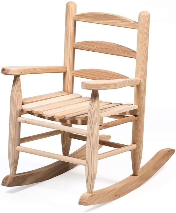 Lehmans Handcrafted Eli  Mattie Amish Made Childrens Size Wooden Rocking Chair