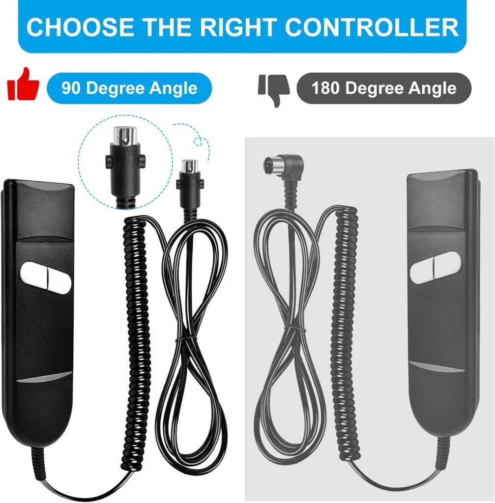 Lift Chair 2 Button 5 pin Hand Controller, Sopito Power Recliner Replacement Button (up/Down) for Okin Lift Chair Power Recliner Lift Chair 2 Button 5 pin Hand Controller, Sopito Power Recliner Replacement Button (up/Down) for Okin Lift Chair Power Recliner