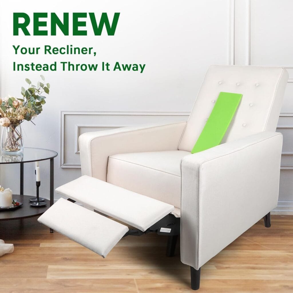 Litbird Sagging Recliner Cushion Support 6 Pieces, Recliner Springs Replacement Parts, Recliner Supports for Sagging Cushions, 17x6 Inches