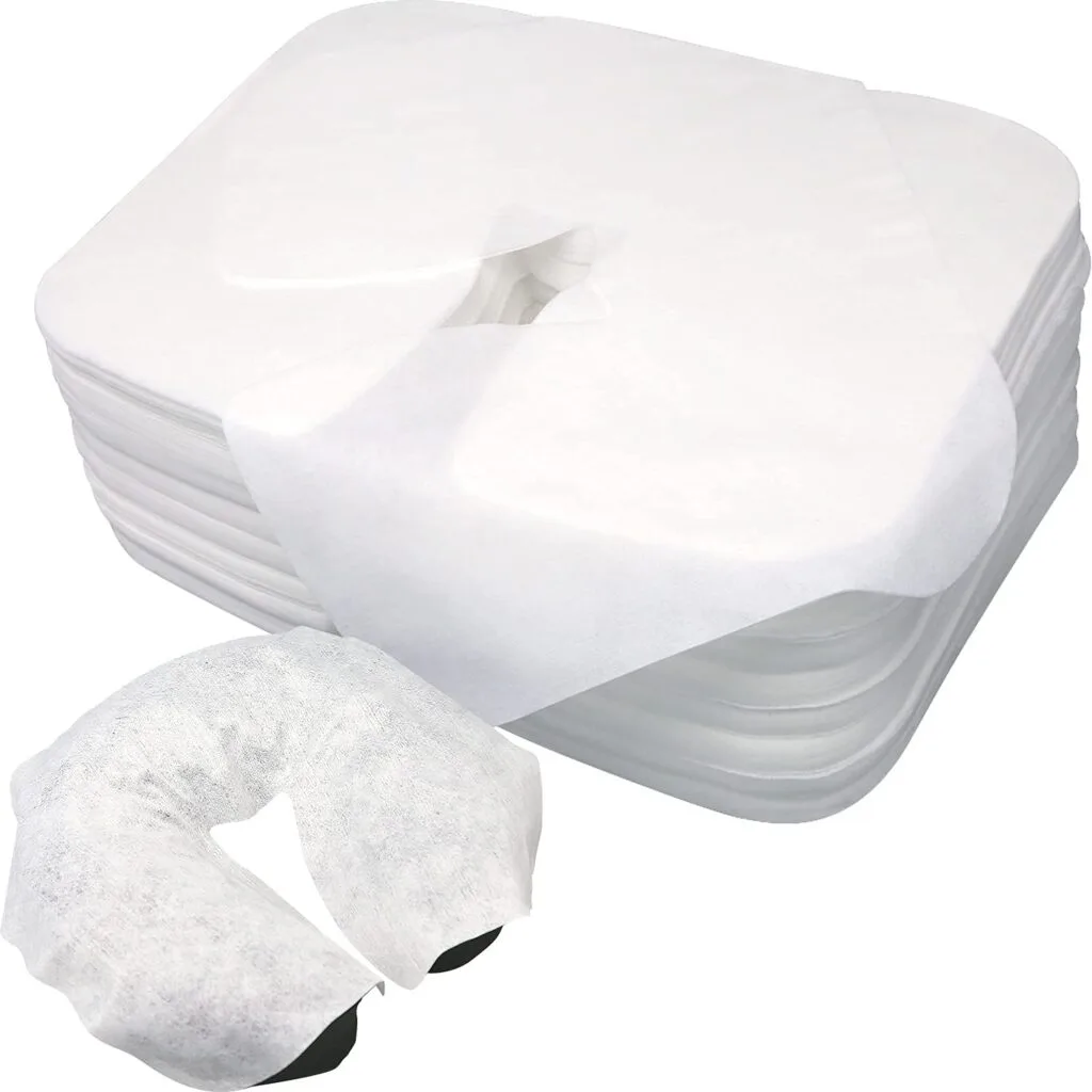 Luriseminger Disposable Face Cradle Covers–Medical-Grade, SPA Face Rest Covers Headrest Covers for Massage Tables Massage Chairs 16x 12inches/ 40 x 30 cm (500pcs White) Luriseminger Disposable Face Cradle Covers–Medical-Grade, SPA Face Rest Covers Headrest Covers for Massage Tables Massage Chairs 16x 12inches/ 40 x 30 cm (500pcs White)