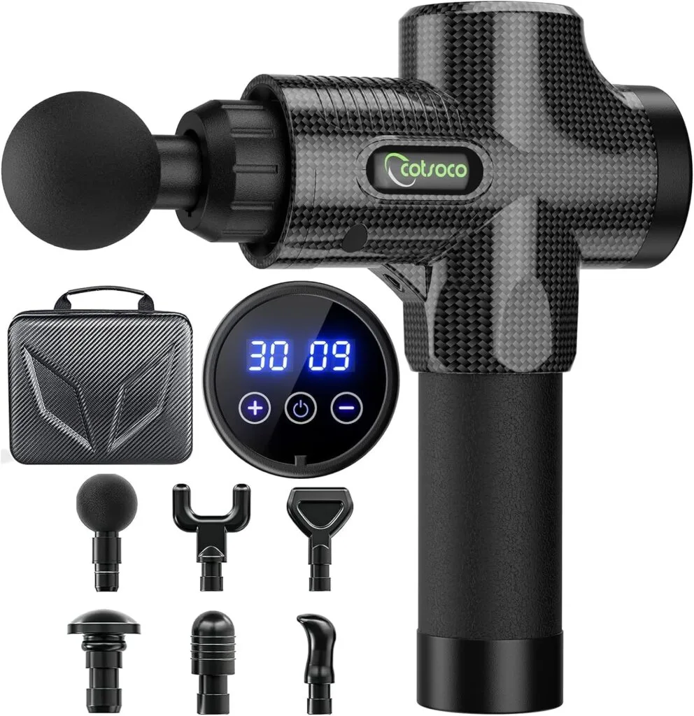 Massage Gun, Muscle Massage Gun Deep Tissue for Athletes, Portable Percussion Massage Gun for Pain Relief, Quiet Electric Sport Massager, Handheld Body Massager with 12 Massage Heads Massage Gun, Muscle Massage Gun Deep Tissue for Athletes, Portable Percussion Massage Gun for Pain Relief, Quiet Electric Sport Massager, Handheld Body Massager with 12 Massage Heads