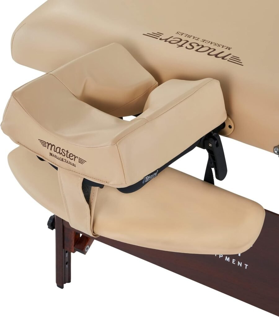 Master Massage 30 Del Ray Pro Portable Massage Table (30 Width x 84 Length) with Adjustable Table Height, 750lbs. Working Capacity- Massage Bed, Tattoo Table, Lash Table