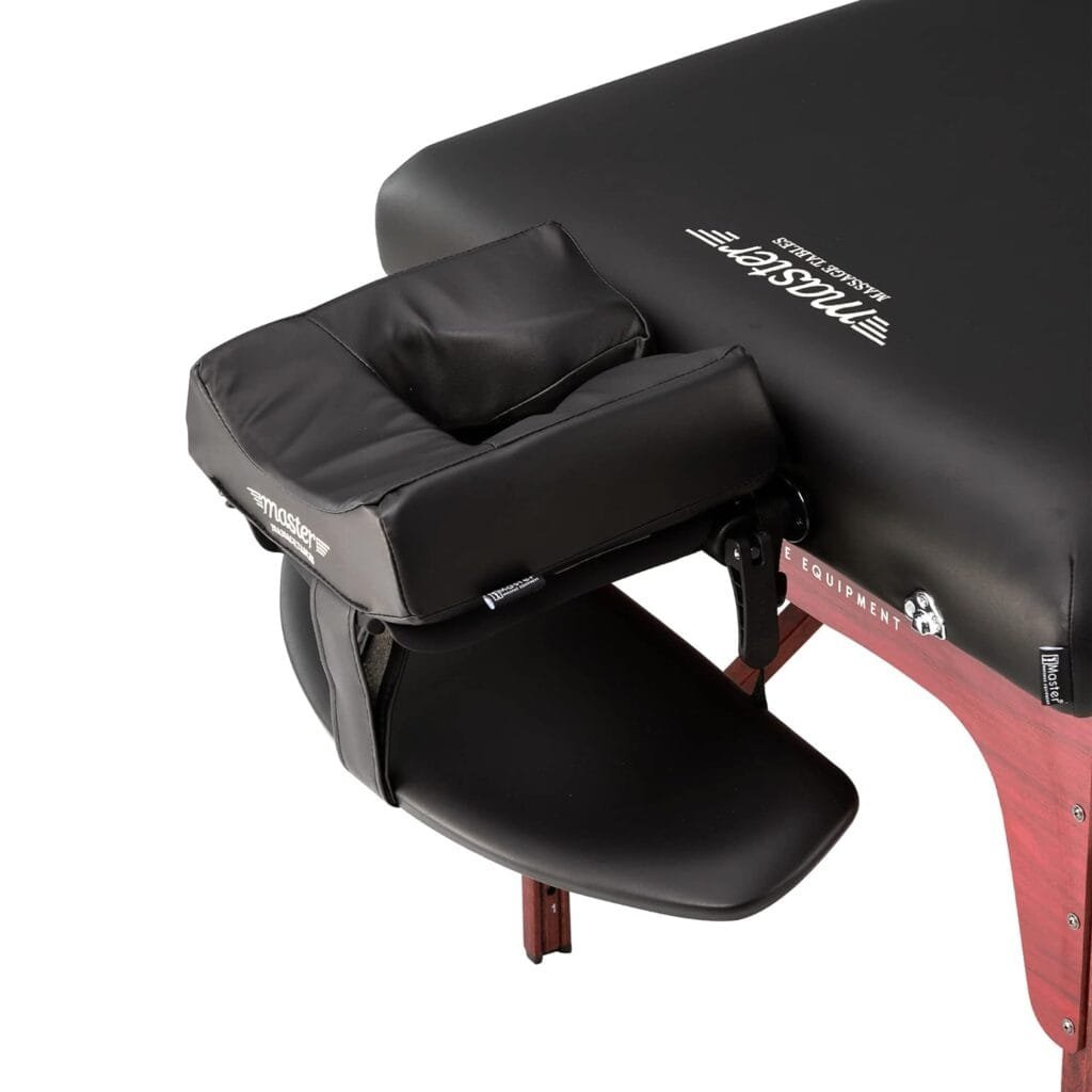 Master Massage 31 Montclair Pro Portable Massage Table Package, Memory Foam Cushioning, Reiki Panels, Shiatsu Cable Release- Tattoo Table, Spa Bed, Facial Bed