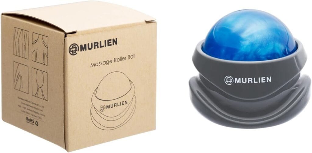 MURLIEN Massage Roller Ball, Tight and Sore Muscles Relief, Manual Massager, Alleviating Shoulder, Arms, Back, Legs, Calves, Foot or Muscle Tension