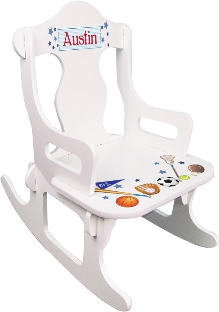MyBambino Personalized Boys Puzzle Rocker (Sports)