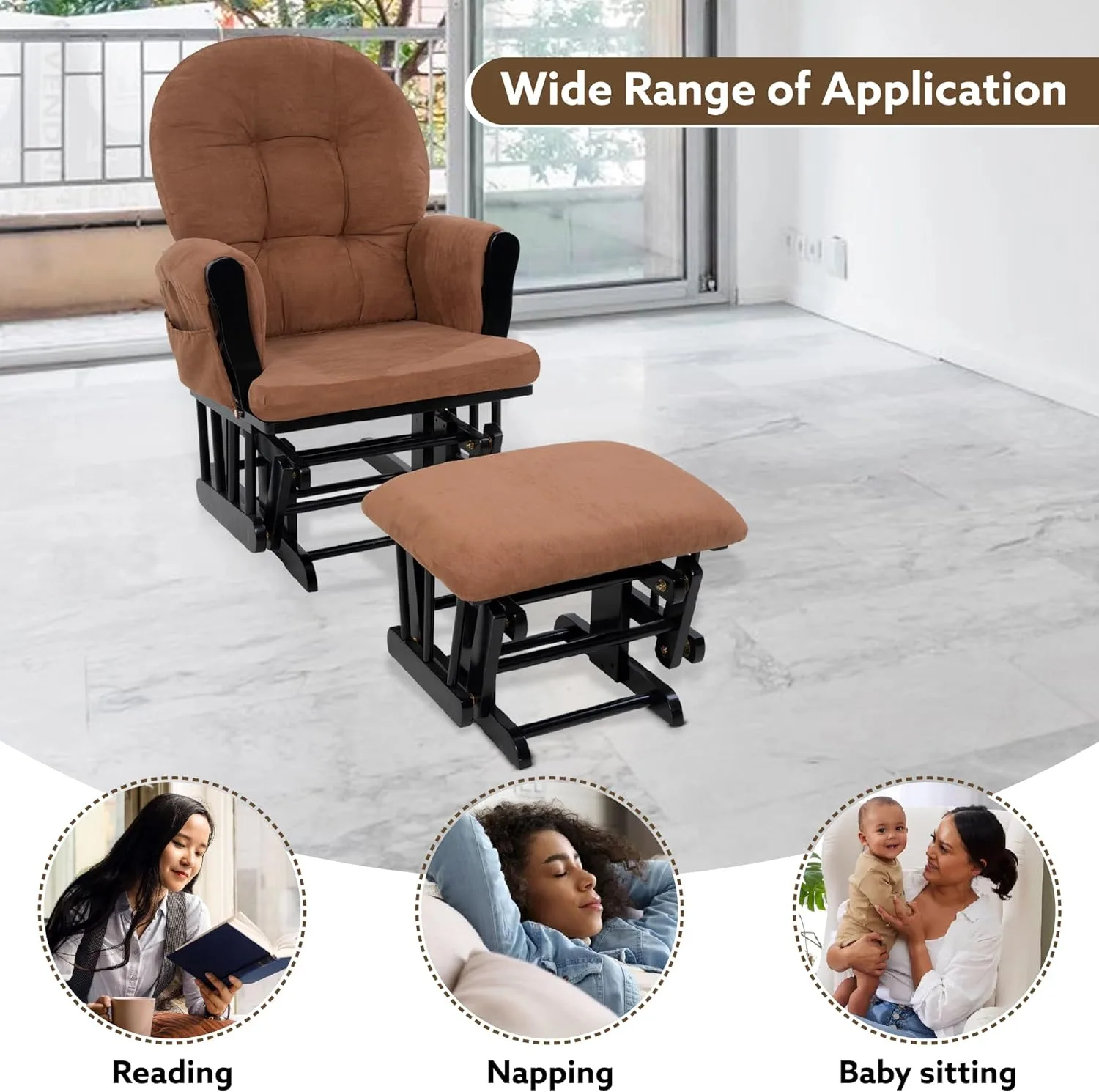 Nursery Glider & Ottoman Set Review