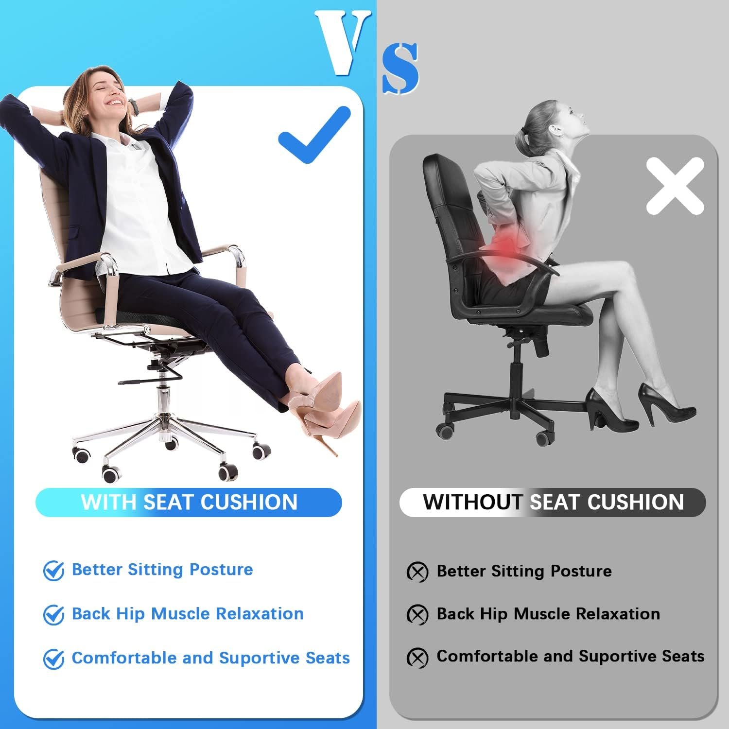 Office Chair Gel Seat Cushion Review