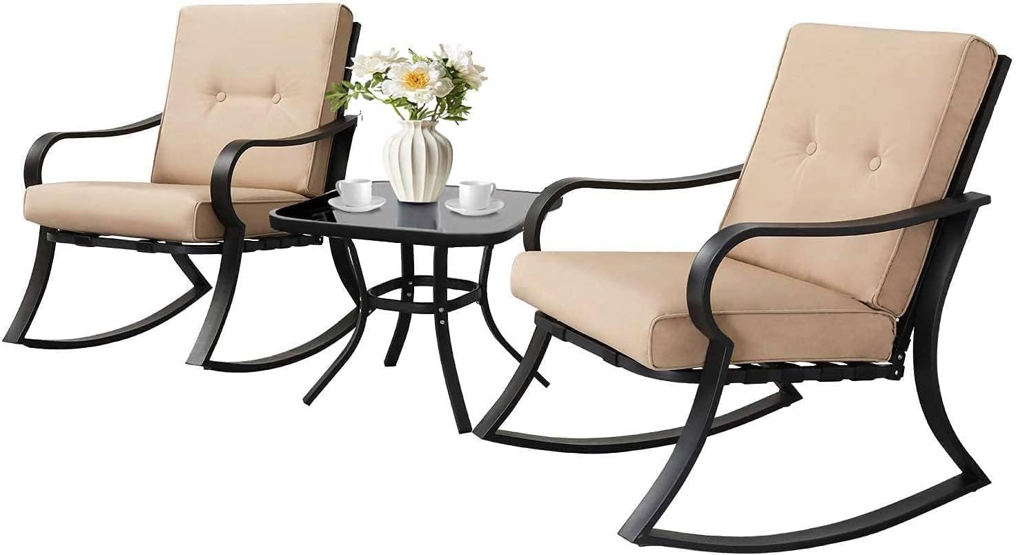 Omelaza Outdoor Rocking Bistro Set Review