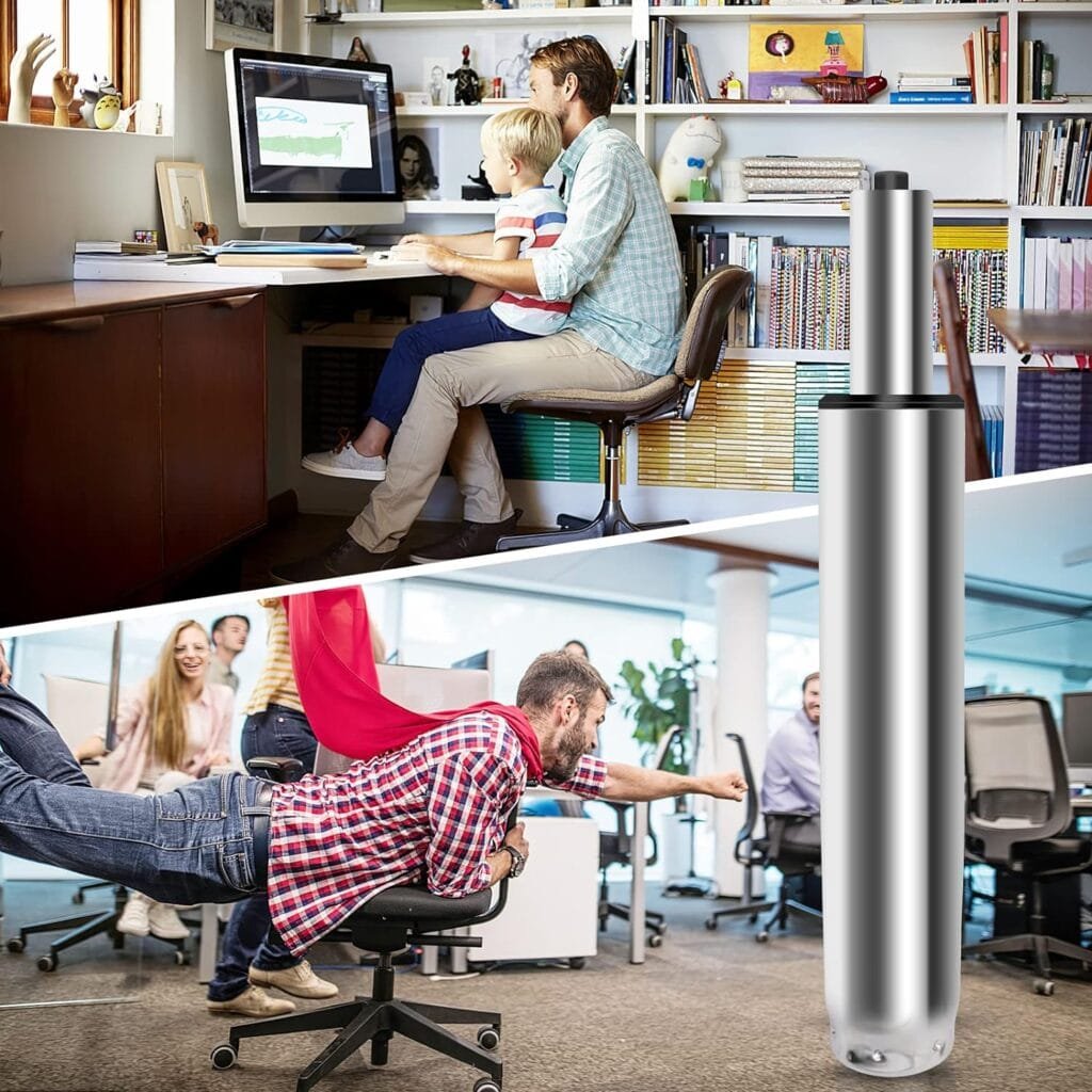 Omyoffice Office Chair Cylinder Replacement,Heavy-Duty Highest End Class 4 Hydraulic Pneumatic Piston, Universal Size Fits Most Chairs