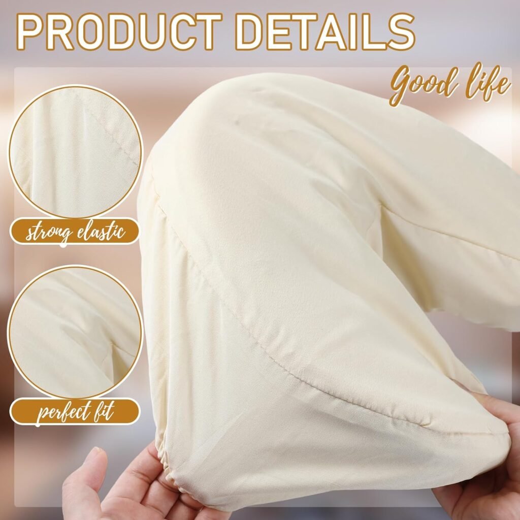 Peryiter 15 Pcs Microfiber Face Cradle Covers for Massage Table Face Rest Covers Fitted Massage Headrest Covers Durable Soft and Lightweight Face Cradle Pillow (Beige)