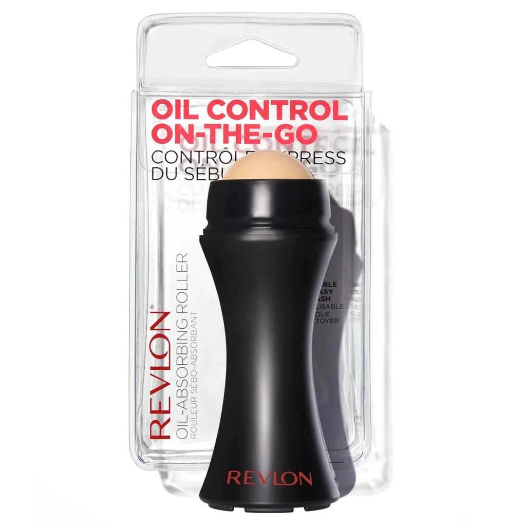 Revlon Face Roller, Oily Skin Control for Face Makeup, Oil Absorbing, Volcanic Reusable Facial Skincare Tool for At-Home or On-the-Go Mini Massage Revlon Face Roller, Oily Skin Control for Face Makeup, Oil Absorbing, Volcanic Reusable Facial Skincare Tool for At-Home or On-the-Go Mini Massage