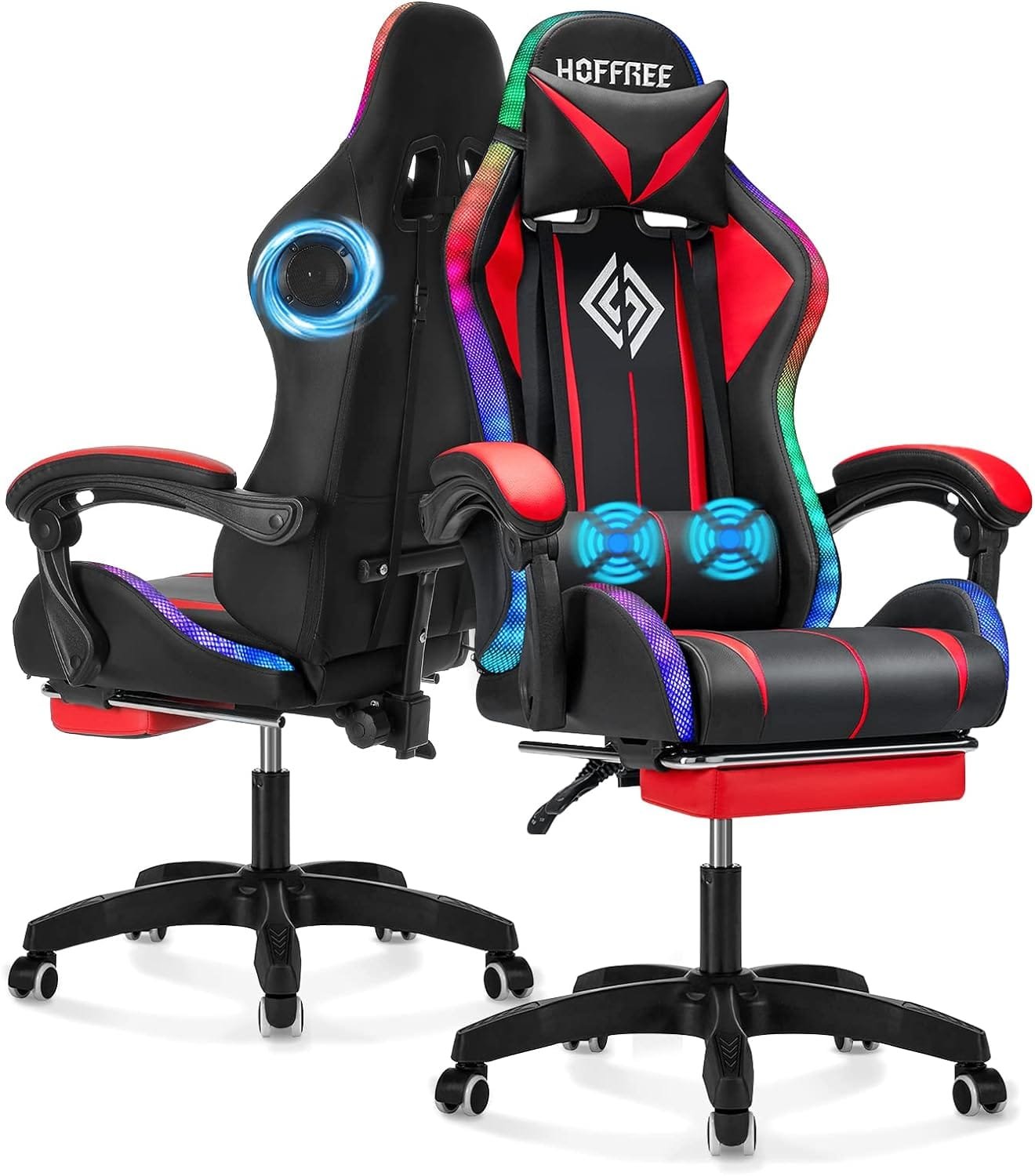 RGB Gaming Chair with Bluetooth Speakers Review
