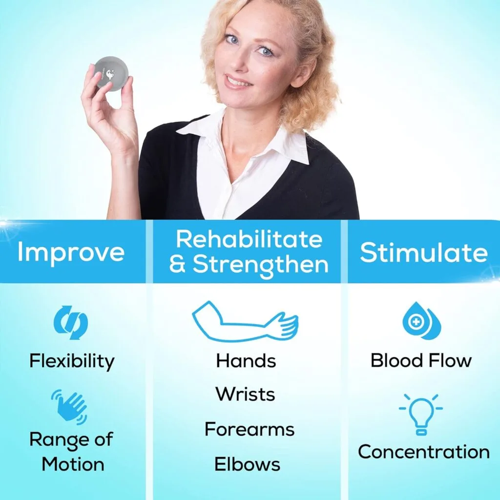 Serenilite Stress Balls for Adults, Squeeze Ball for Hand Therapy, Stress Ball, Hand Exercisers for Therapy Grip Strengthening, Physical Therapy Balls, Hand Grip Strengthener. Serenilite Stress Balls for Adults, Squeeze Ball for Hand Therapy, Stress Ball, Hand Exercisers for Therapy Grip Strengthening, Physical Therapy Balls, Hand Grip Strengthener.