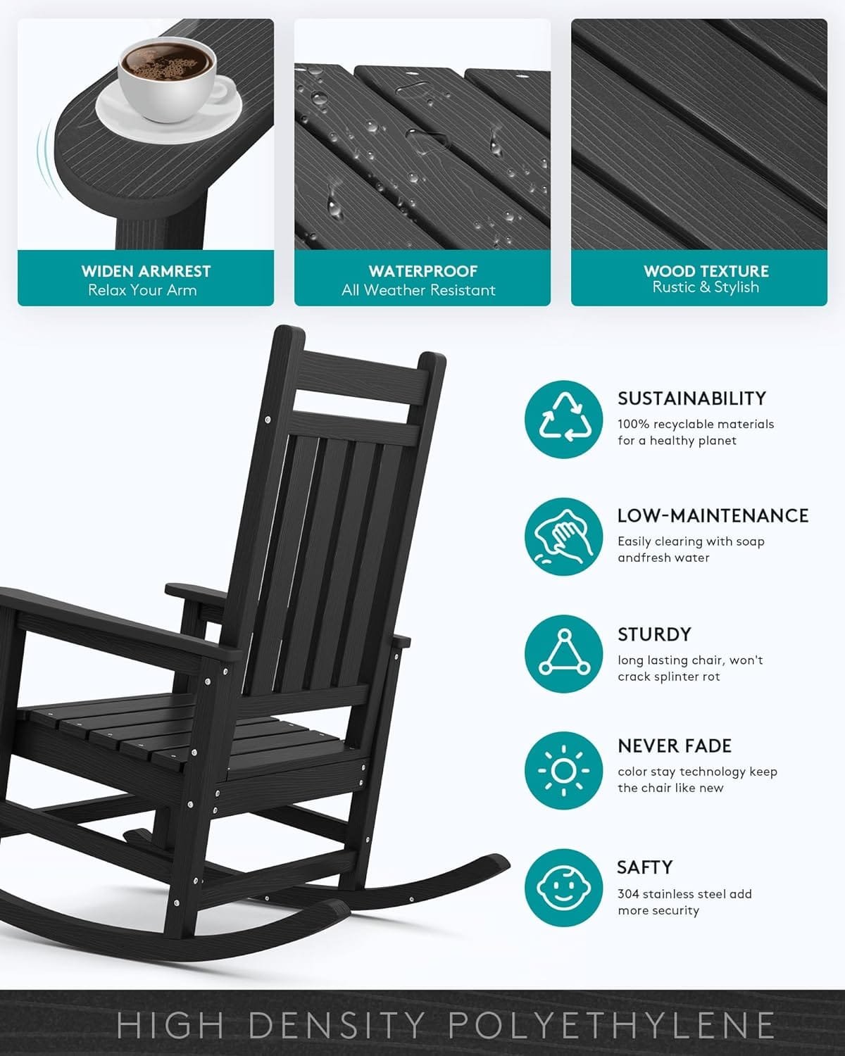 SERWALL Oversized Rocking Chair Review