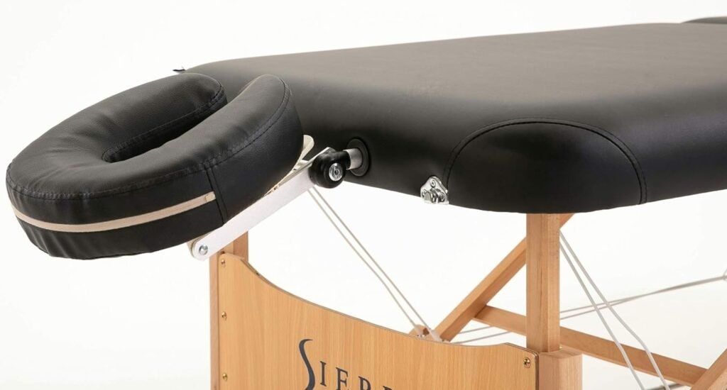 SIERRA COMFORT All-Inclusive Portable Massage Table (Black), SC-901