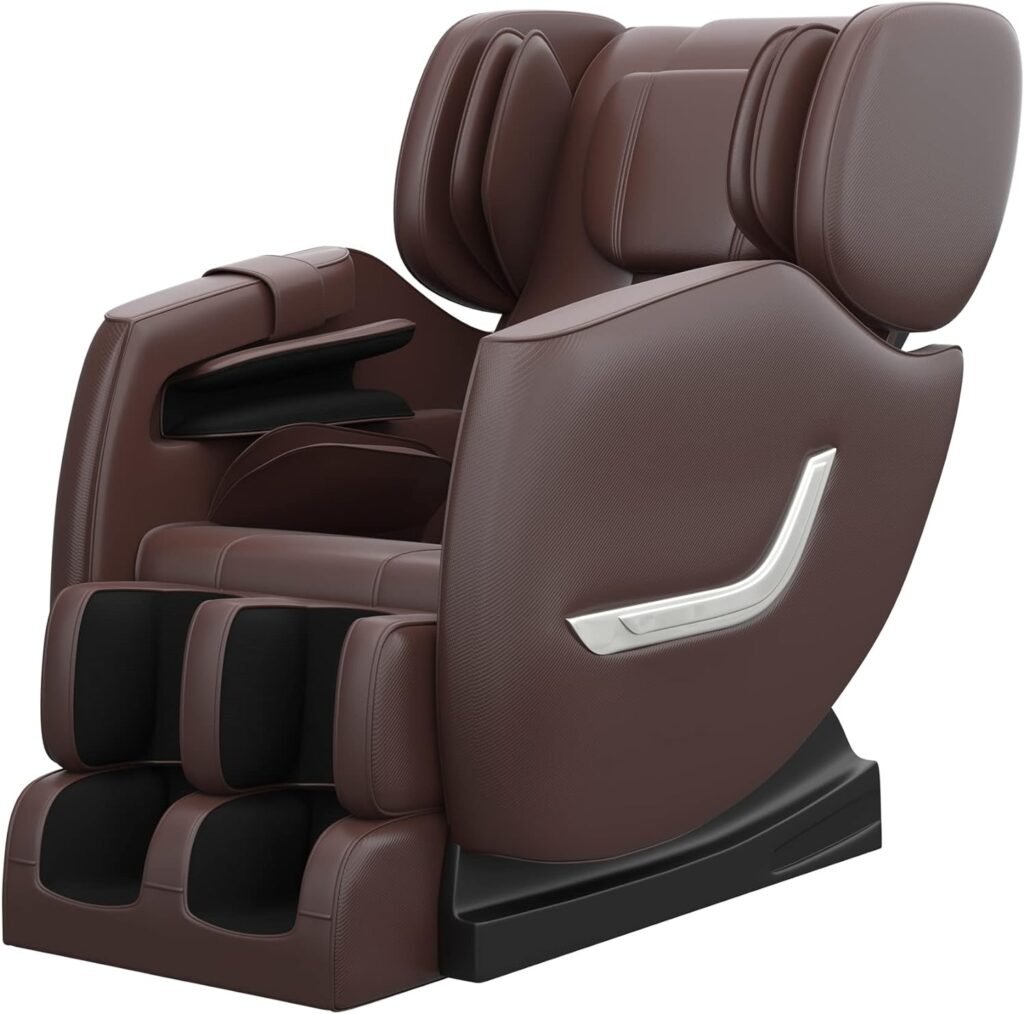 SMAGREHO 2023 New Massage Chair, Zero Gravity and Full Body Airbags Massage, 6 Auto Modes, 8 Fixed-Point Massage Rollers and Waist Heating