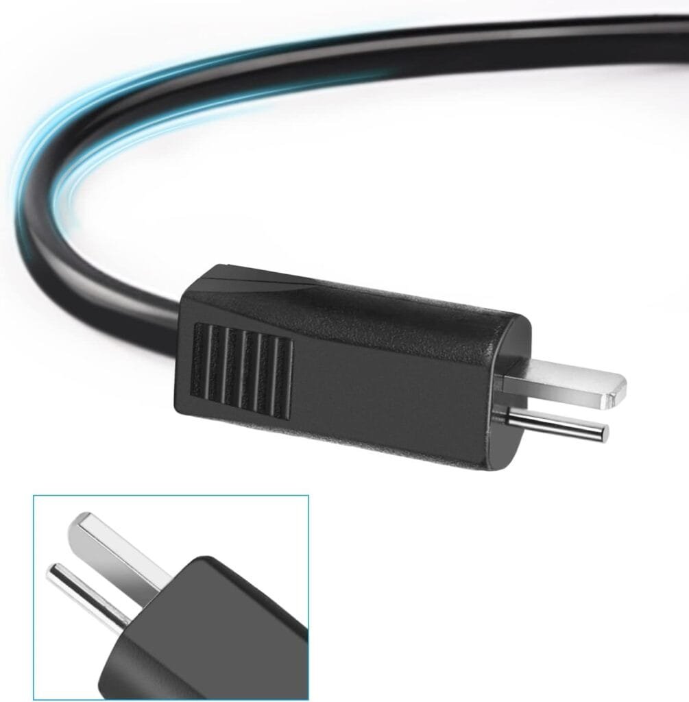 Sopito Extension Power Cord for Recliner, 4 Ft 2 Pin Lift Chair Replacement Cable for Most Recliner