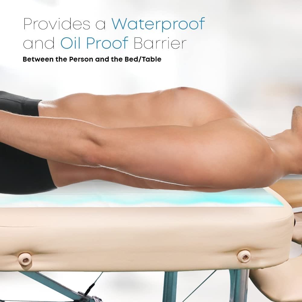 SOTAR Disposable Massage Table-Bed Sheets - 90 Count 31.5 x 71 Waterproof Bed Covers - Non-Woven Sanitary Flat Sheets Use at Home Salon  Spa Beds Medical Exam Tables Tattoo Parlors  More