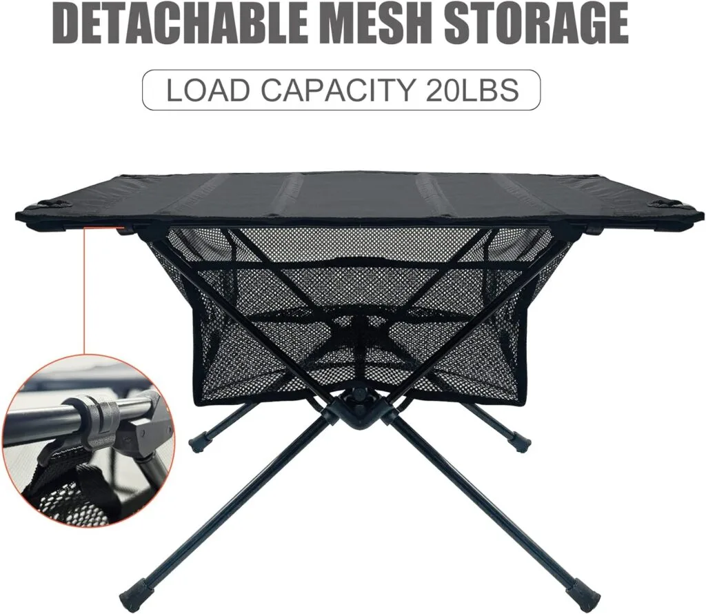 WEST TUNE Lightweight High Back Camping Chair,Portable Folding Chairs,330LBS Load Capacity with Headrest  Pocket for Outdoor Camp Travel Beach Travel Hiking