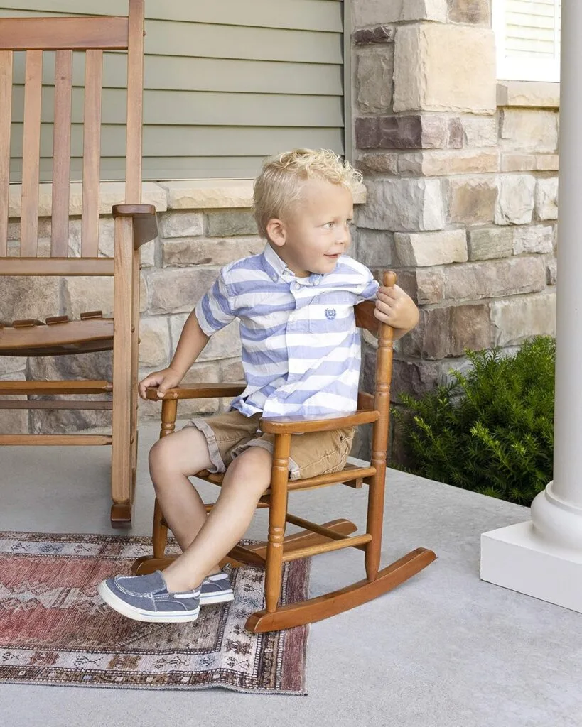 WoodlawnHome, 881338, Classic Childs Porch Rocker, Natural Oak WoodlawnHome, 881338, Classic Childs Porch Rocker, Natural Oak
