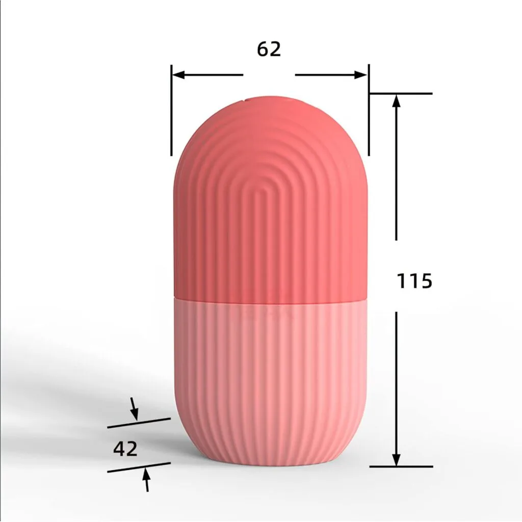 XHJRI Ice Cube Roller Massager for Face, Eyes and Neck Naturally Conditioning and Skin Care,De-Puff Eye Bags,Reduce Migraine Pain,Reusable Massage Silicone Ice Mold (Pink) XHJRI Ice Cube Roller Massager for Face, Eyes and Neck Naturally Conditioning and Skin Care,De-Puff Eye Bags,Reduce Migraine Pain,Reusable Massage Silicone Ice Mold (Pink)