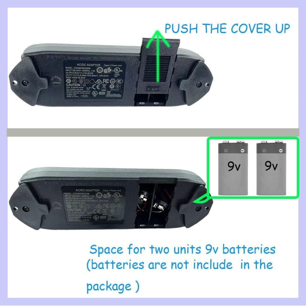 YHWSHINE Replacement Lift Chair Recliner AC/DC Power Supply Transformer with Battery Backup