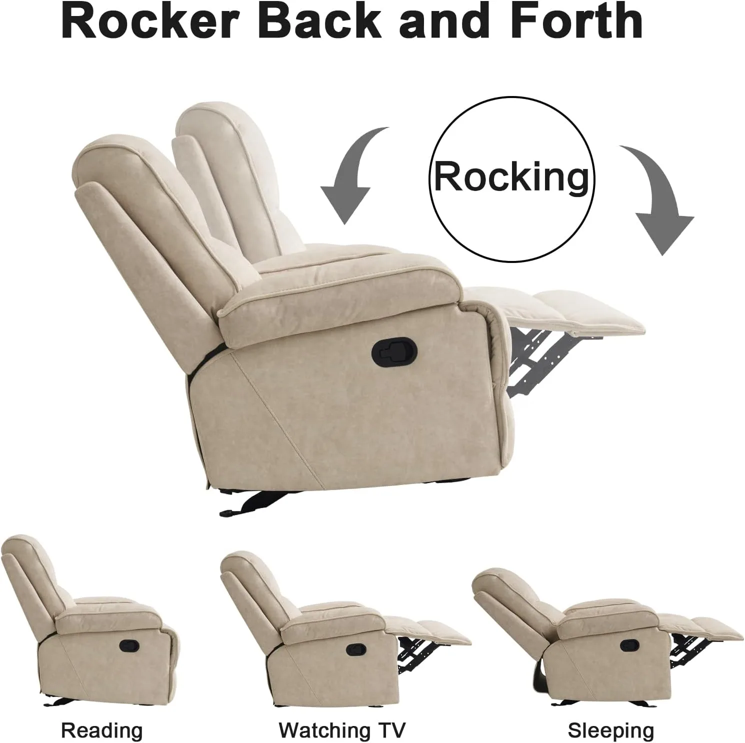 YuuYee Recliner Chair Glider Rocking Recliners Review