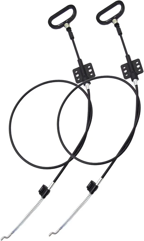 2 Pieces Recliner Release Cable Replacement D-Ring Pull Handle, Exposed Length 4.75 with S Tip 2 Pieces Recliner Release Cable Replacement D-Ring Pull Handle, Exposed Length 4.75 with S Tip