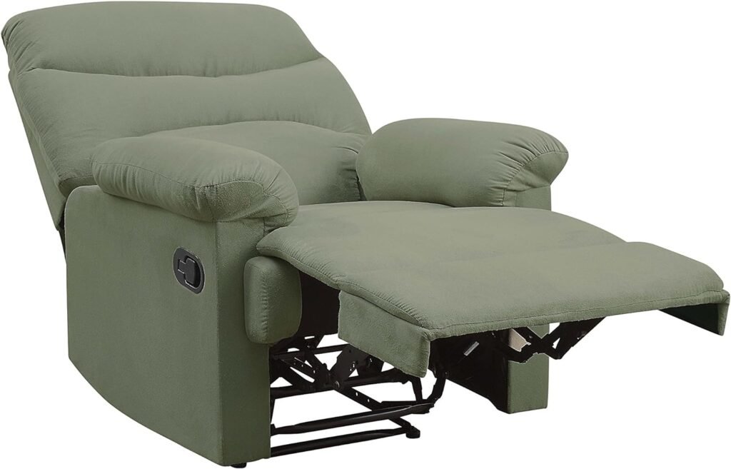 Acme Furniture Arcadia Recliner in Sage Microfiber