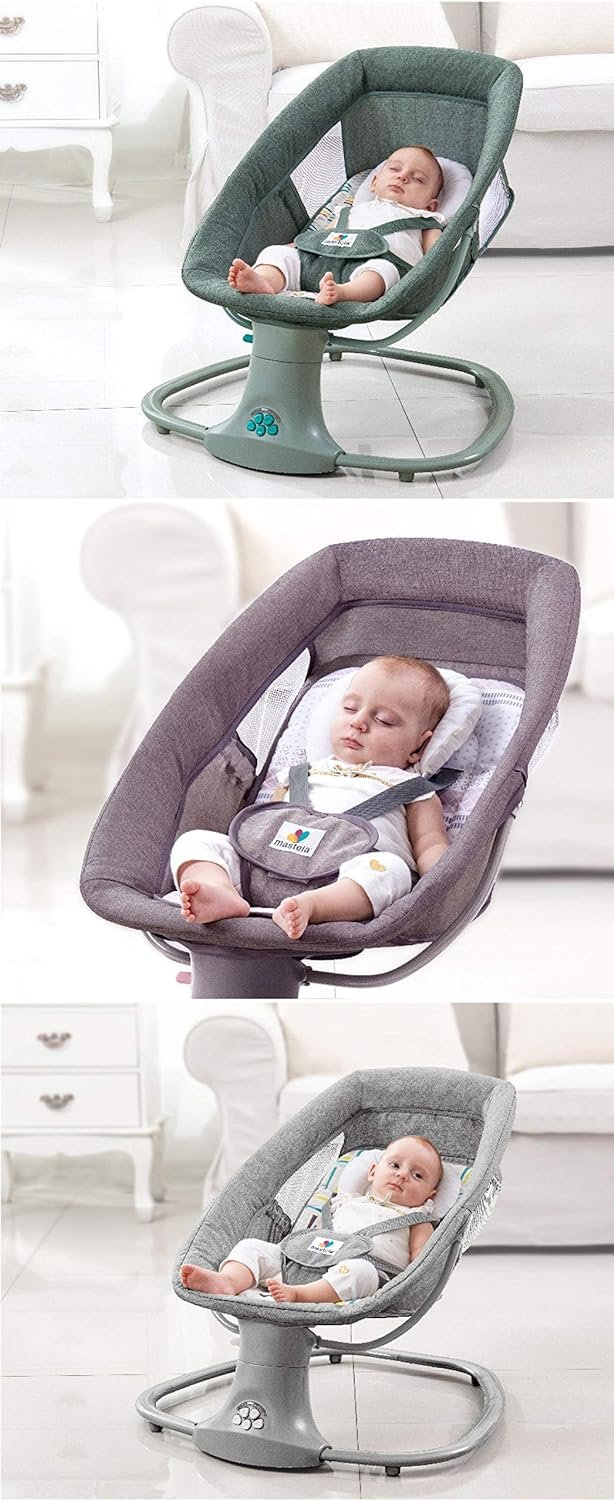 Baby Electric Shake Chair Coffeepowder Review